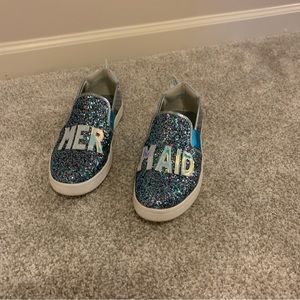 Sam Edelman glitter mermaid sneakers